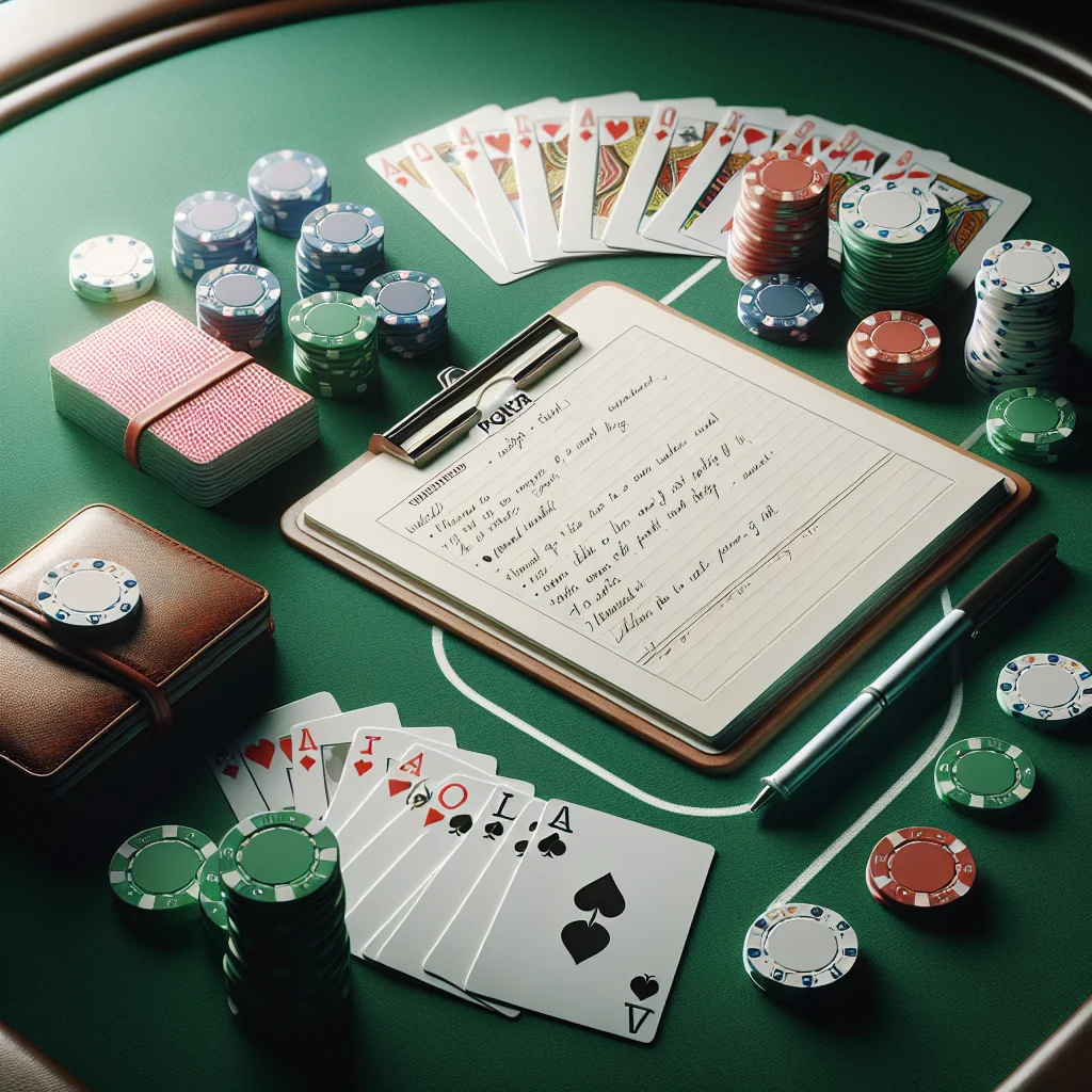 Gráfico de estratégias de poker