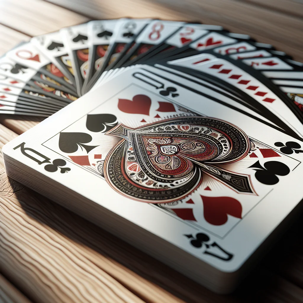 Representação das cartas de poker